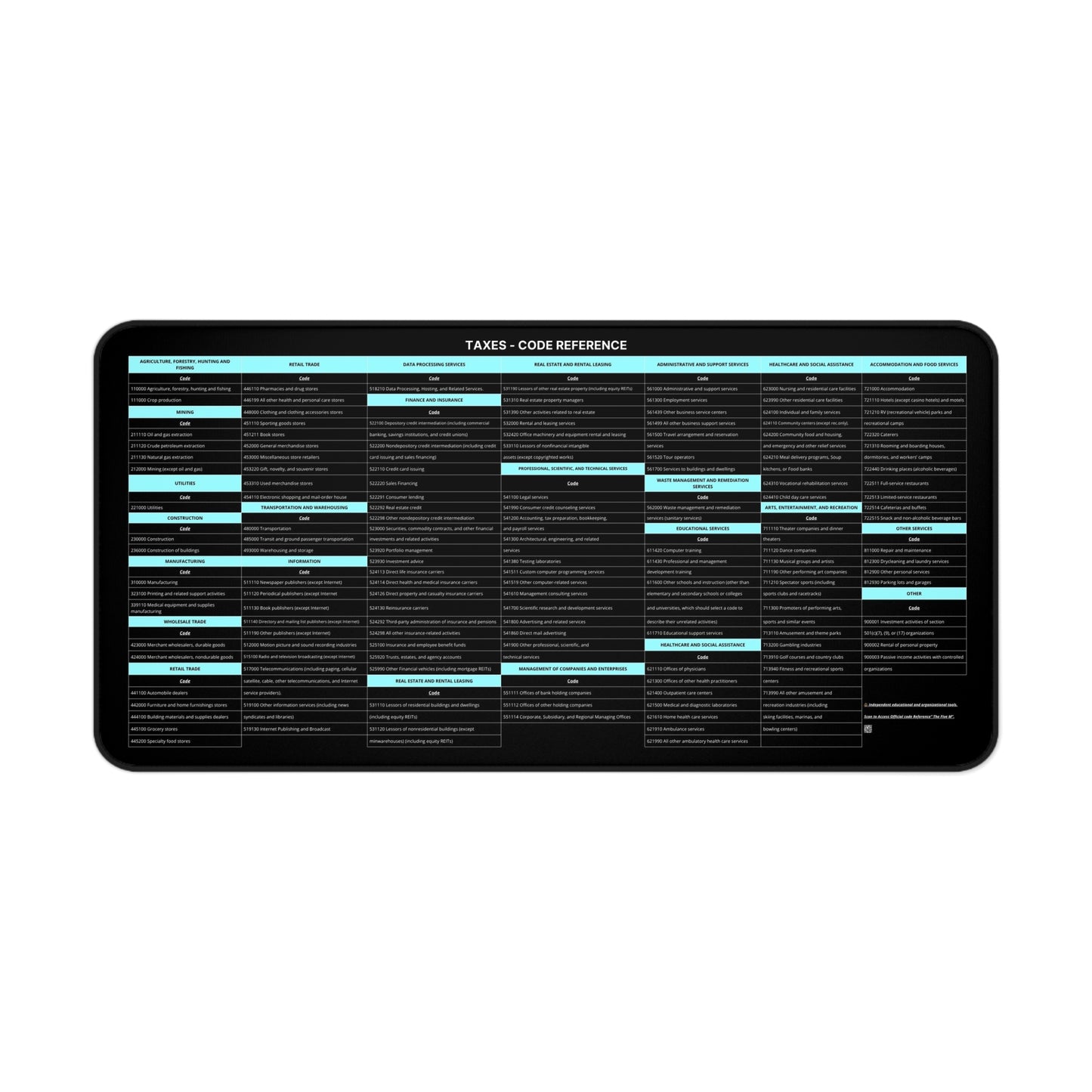 Tax Code Reference - 🟦