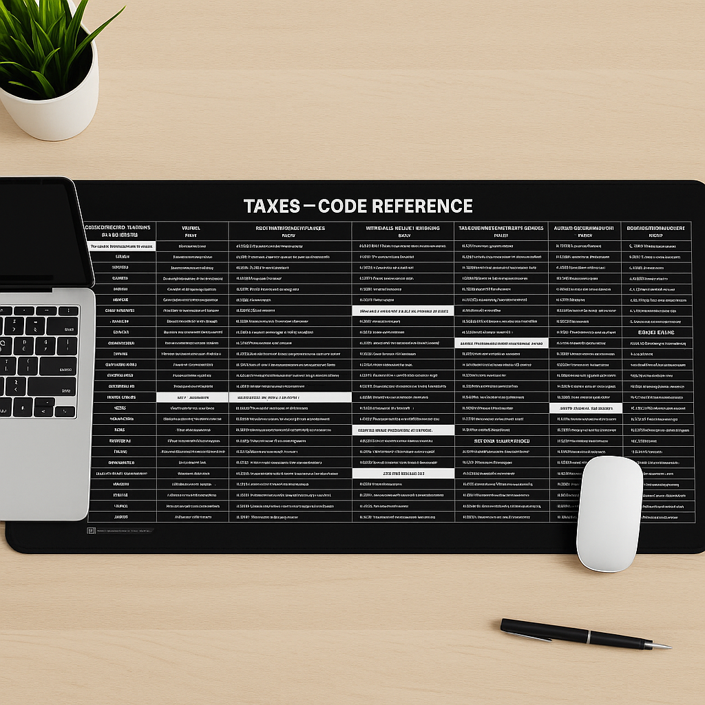 Tax Code Reference - ◻