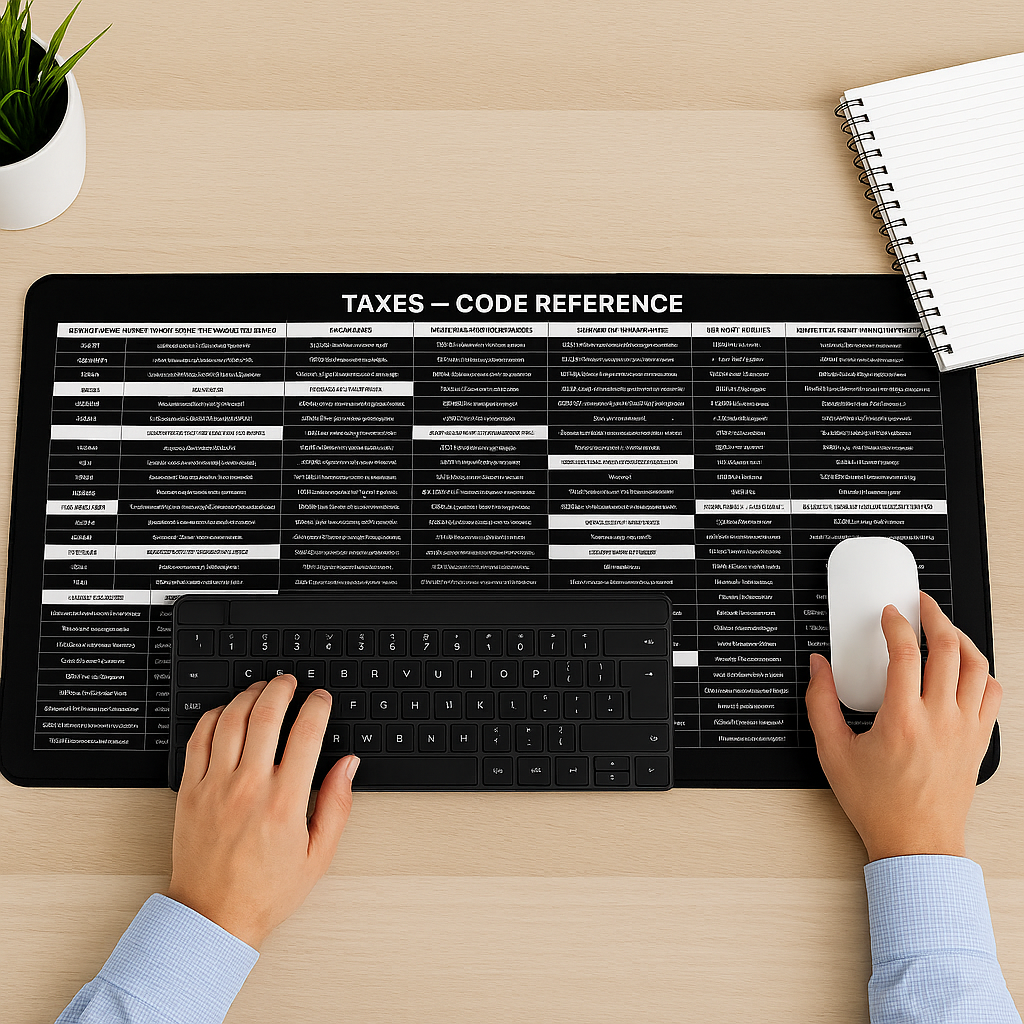 Tax Code Reference - ◻